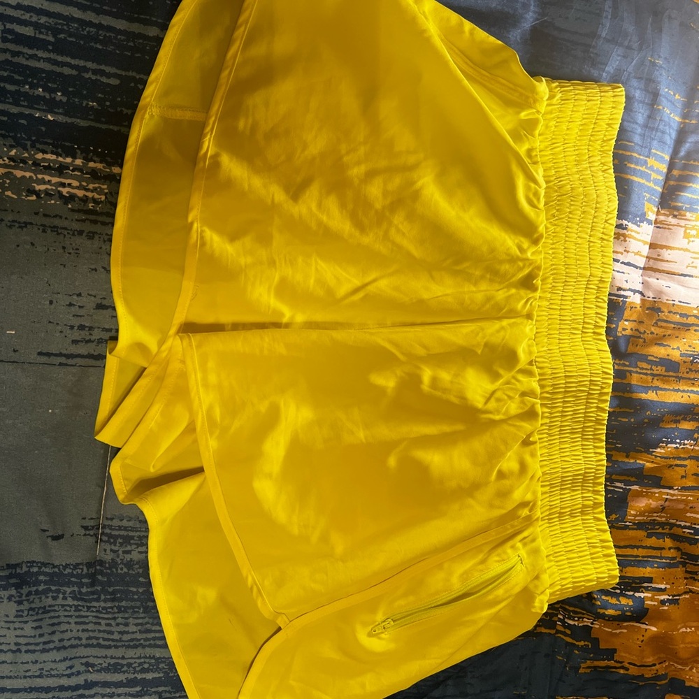 Neon Yellow Athletic Shorts